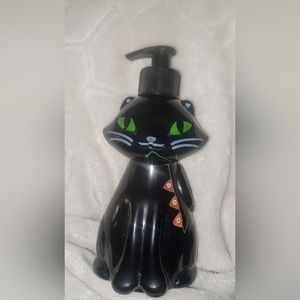 Bl. Halloween Cat Soap Dispenser Decor